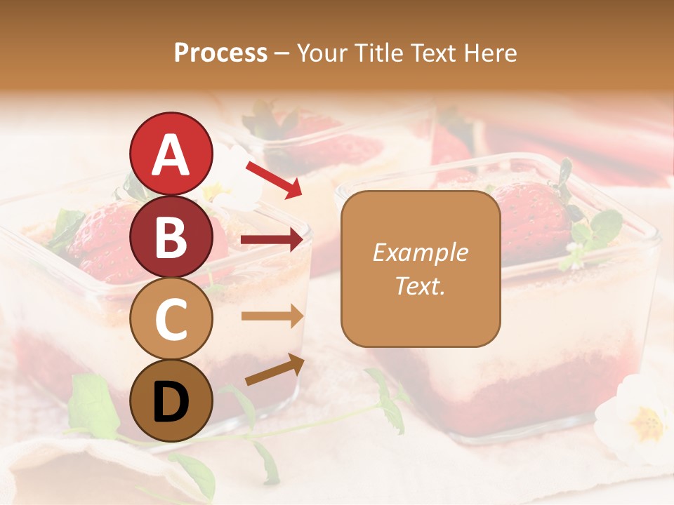 Sweet Glass Flan PowerPoint Template