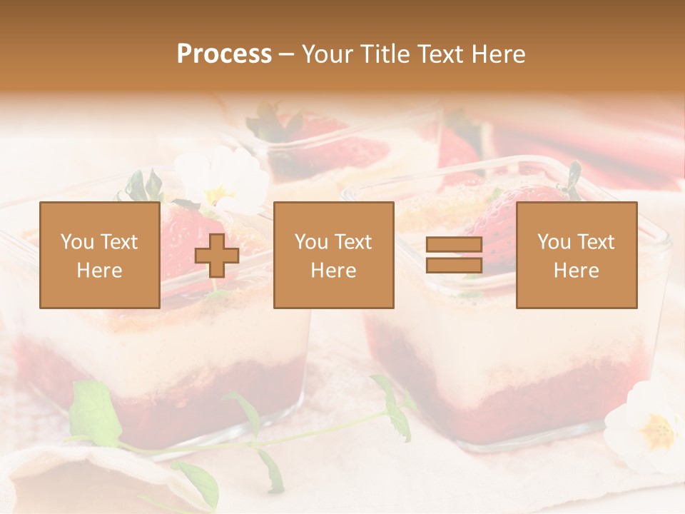 Sweet Glass Flan PowerPoint Template