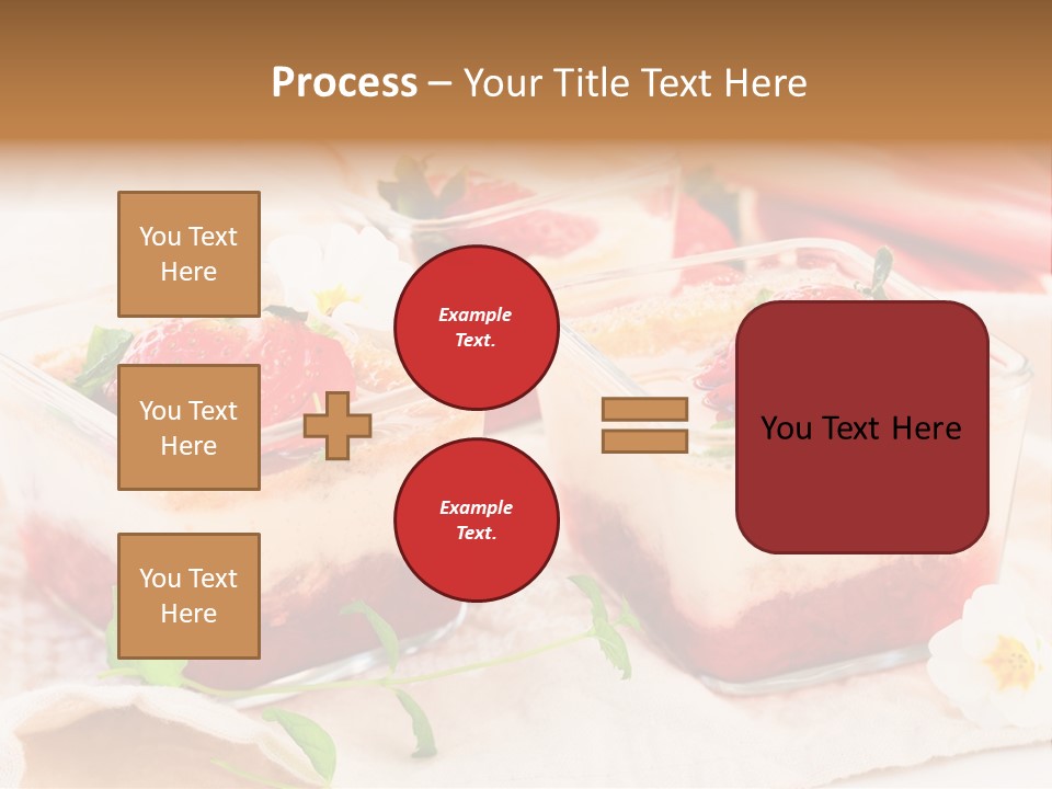 Sweet Glass Flan PowerPoint Template