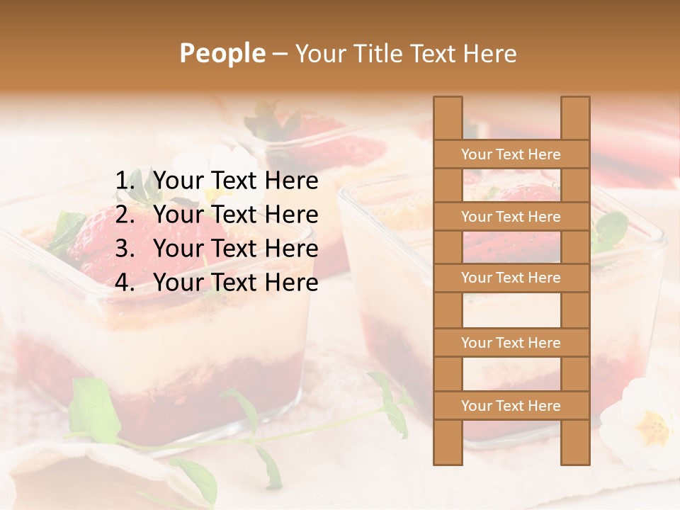 Sweet Glass Flan PowerPoint Template