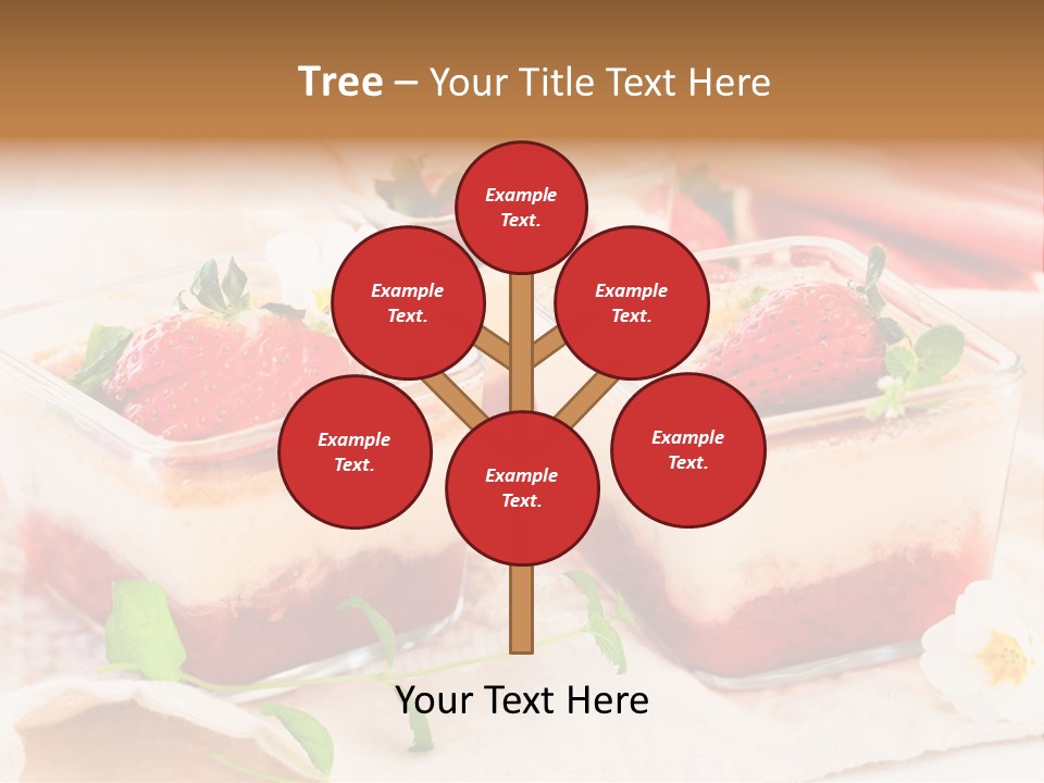 Sweet Glass Flan PowerPoint Template