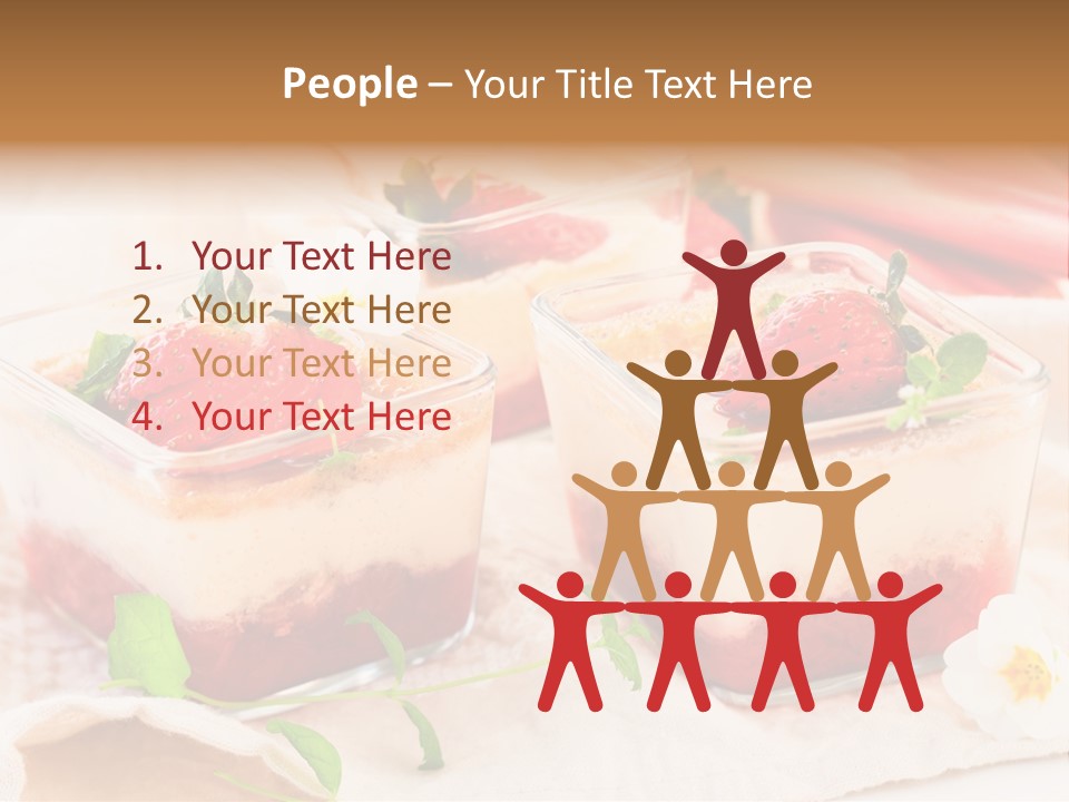 Sweet Glass Flan PowerPoint Template