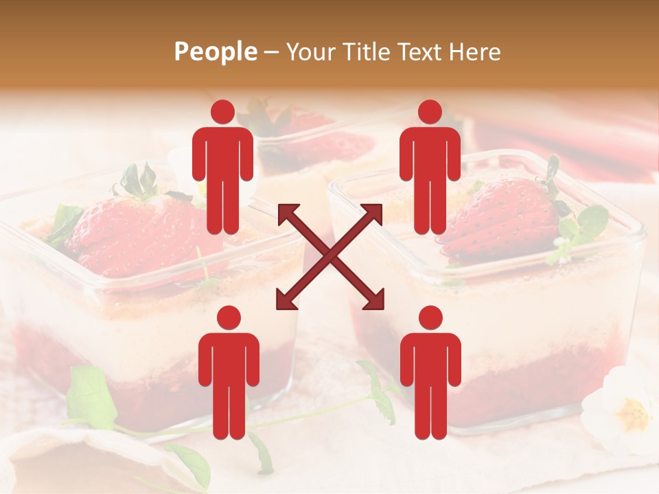 Sweet Glass Flan PowerPoint Template