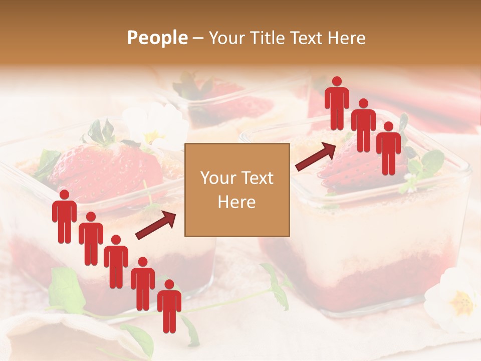 Sweet Glass Flan PowerPoint Template