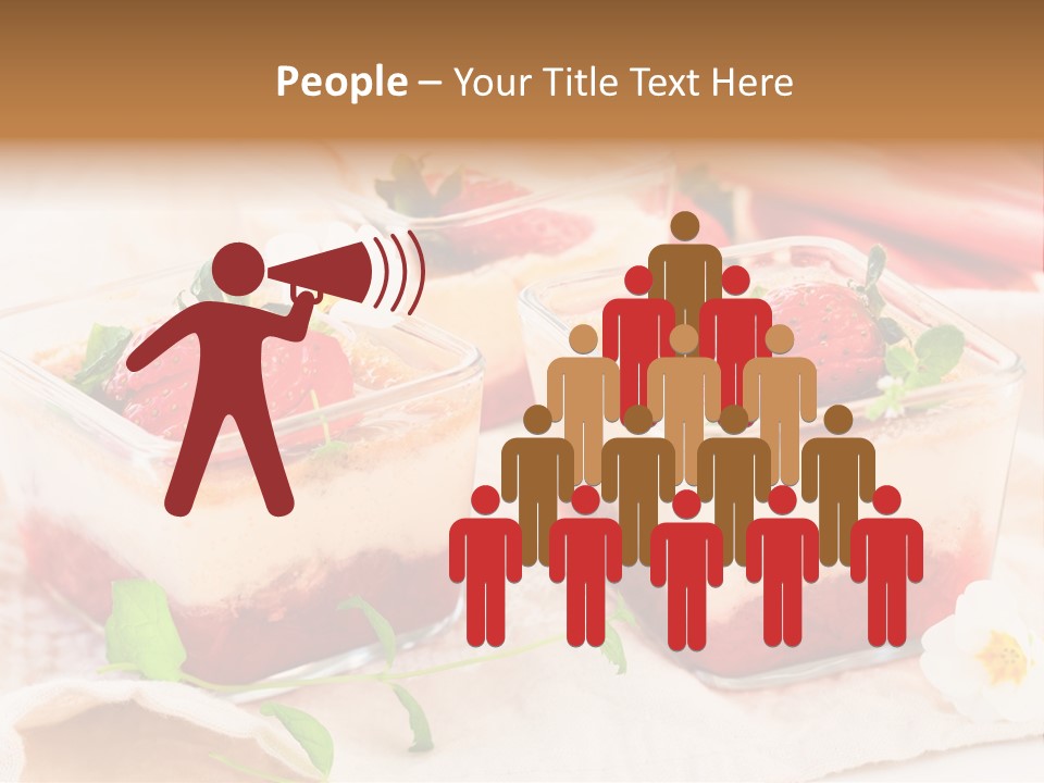 Sweet Glass Flan PowerPoint Template