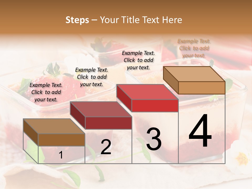 Sweet Glass Flan PowerPoint Template