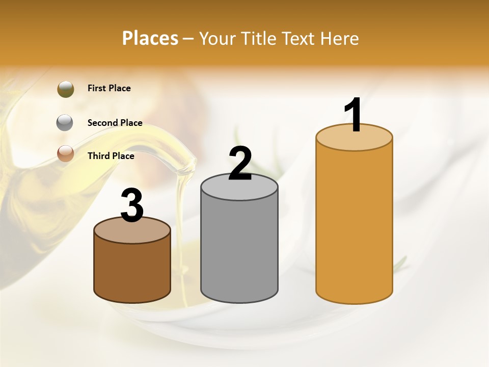 Utensil Bottle Italian PowerPoint Template