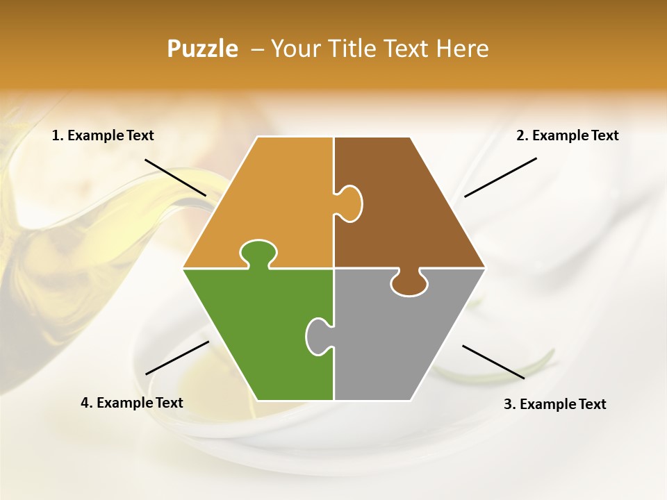 Utensil Bottle Italian PowerPoint Template