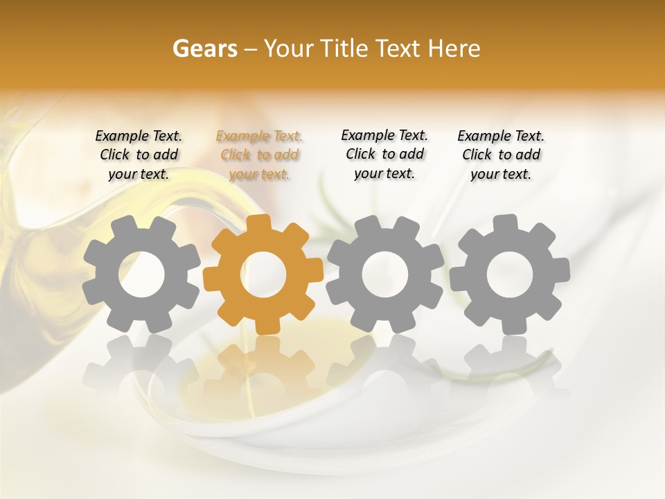 Utensil Bottle Italian PowerPoint Template