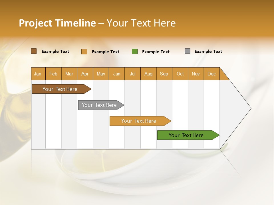 Utensil Bottle Italian PowerPoint Template