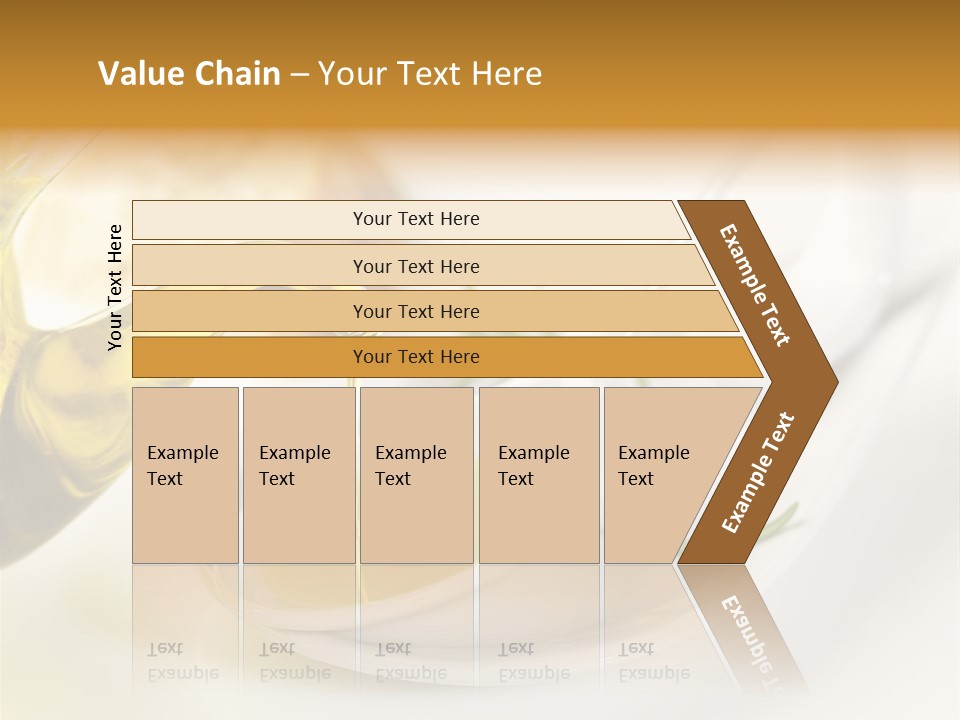 Utensil Bottle Italian PowerPoint Template