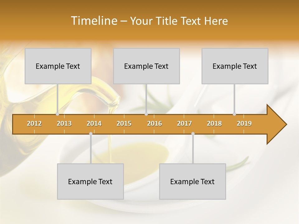 Utensil Bottle Italian PowerPoint Template