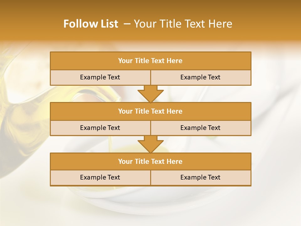 Utensil Bottle Italian PowerPoint Template
