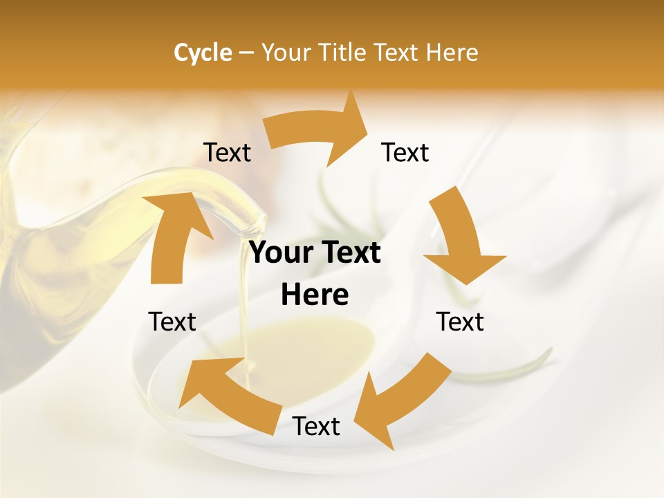 Utensil Bottle Italian PowerPoint Template