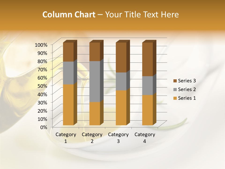 Utensil Bottle Italian PowerPoint Template