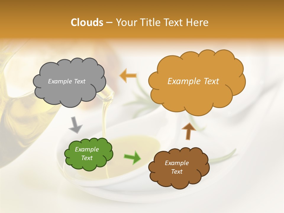 Utensil Bottle Italian PowerPoint Template