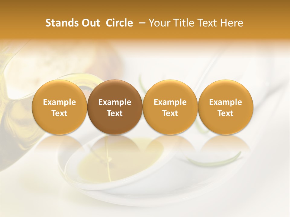 Utensil Bottle Italian PowerPoint Template