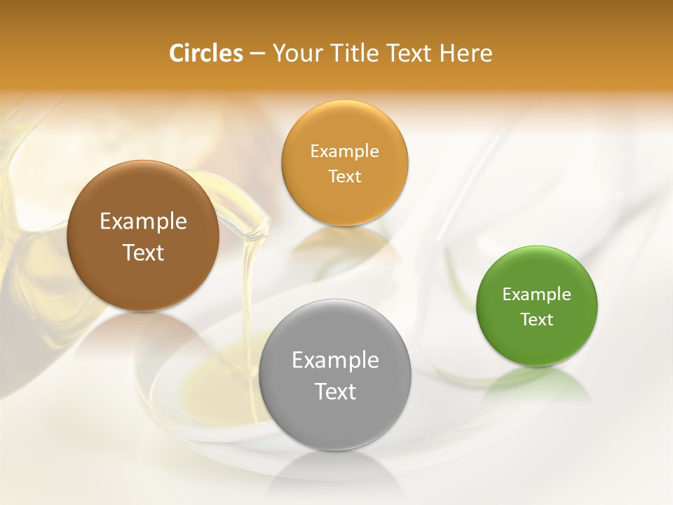 Utensil Bottle Italian PowerPoint Template