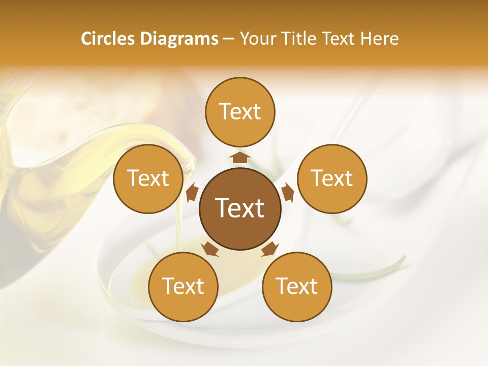 Utensil Bottle Italian PowerPoint Template