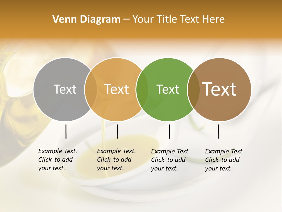 Utensil Bottle Italian PowerPoint Template