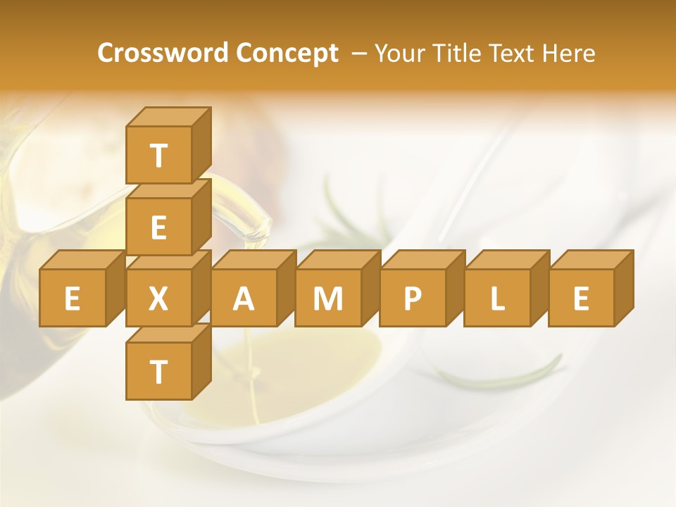 Utensil Bottle Italian PowerPoint Template