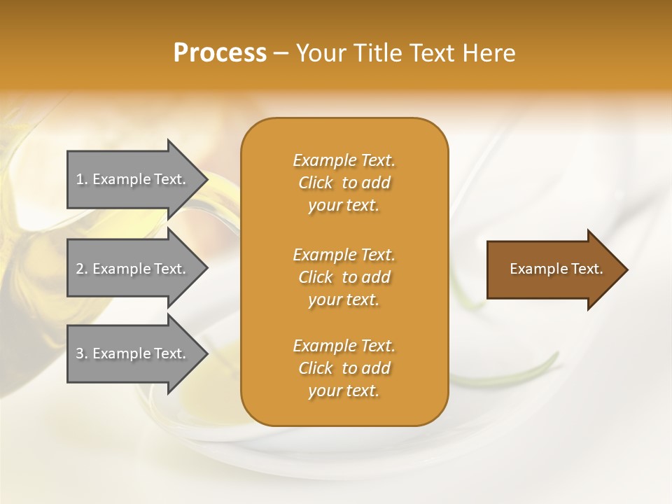 Utensil Bottle Italian PowerPoint Template