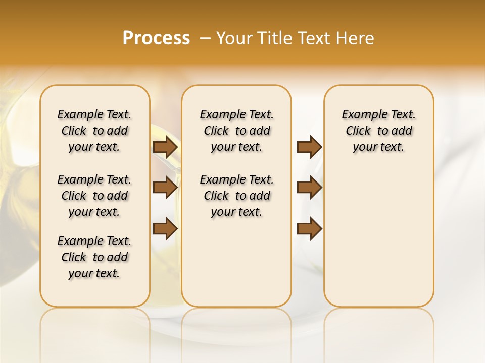 Utensil Bottle Italian PowerPoint Template