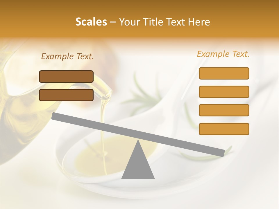 Utensil Bottle Italian PowerPoint Template