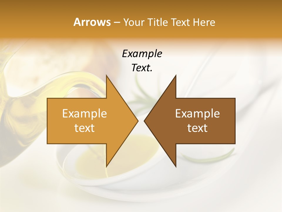 Utensil Bottle Italian PowerPoint Template