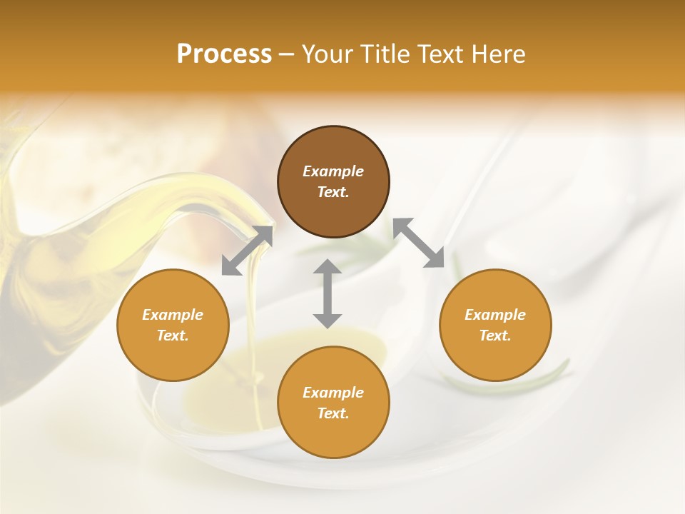 Utensil Bottle Italian PowerPoint Template