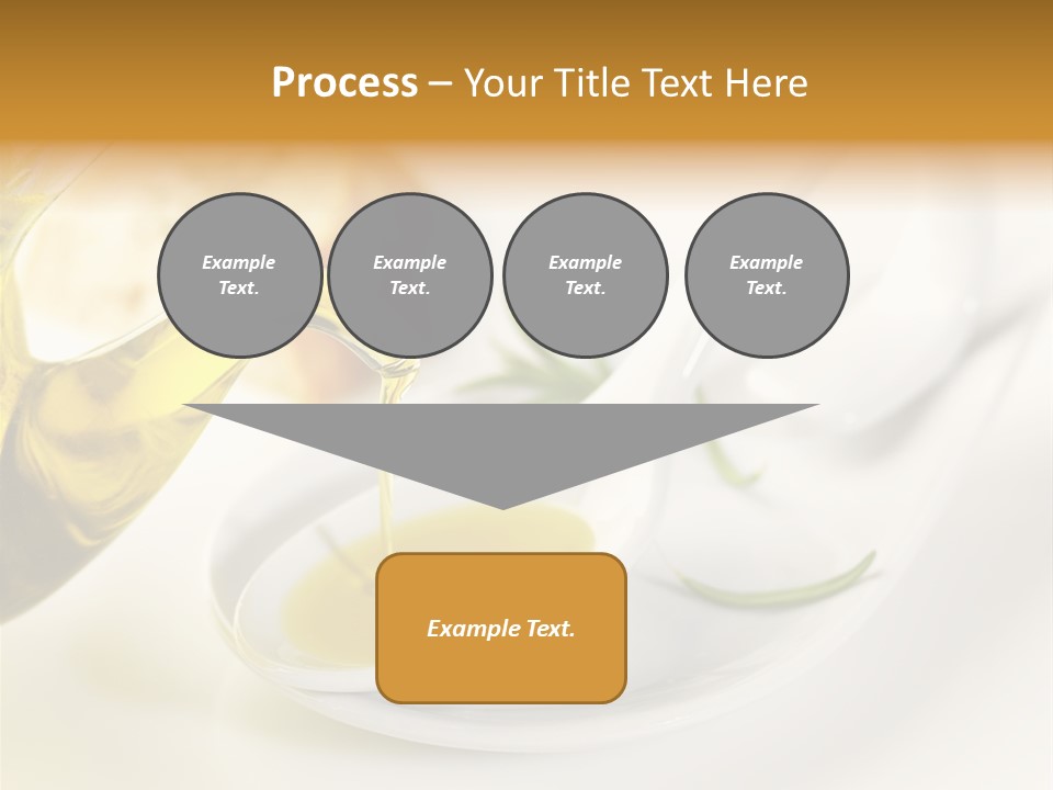 Utensil Bottle Italian PowerPoint Template