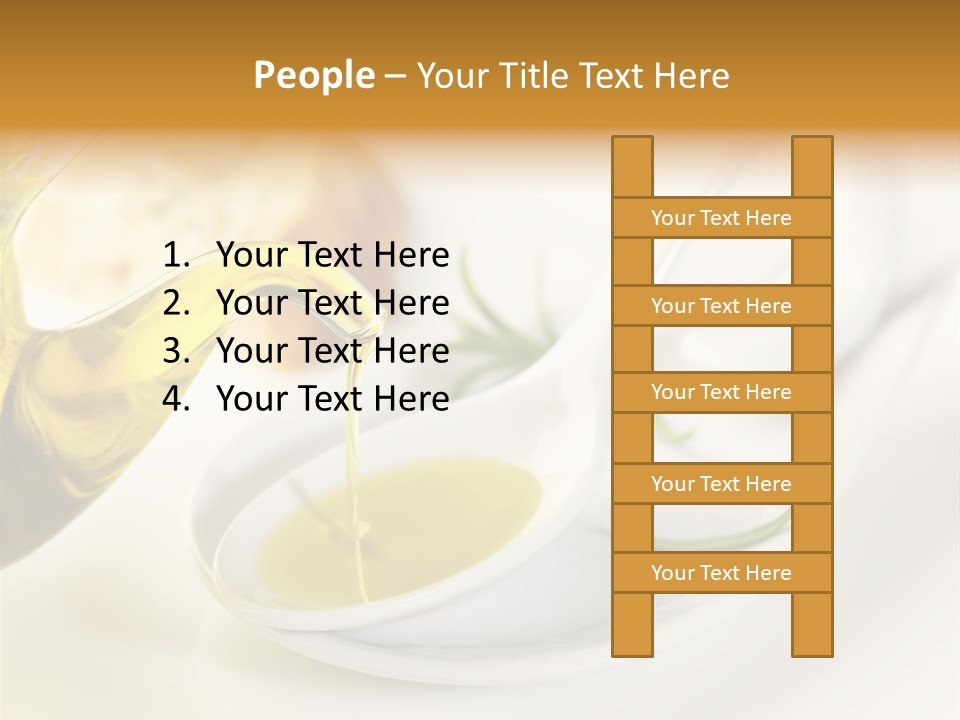 Utensil Bottle Italian PowerPoint Template