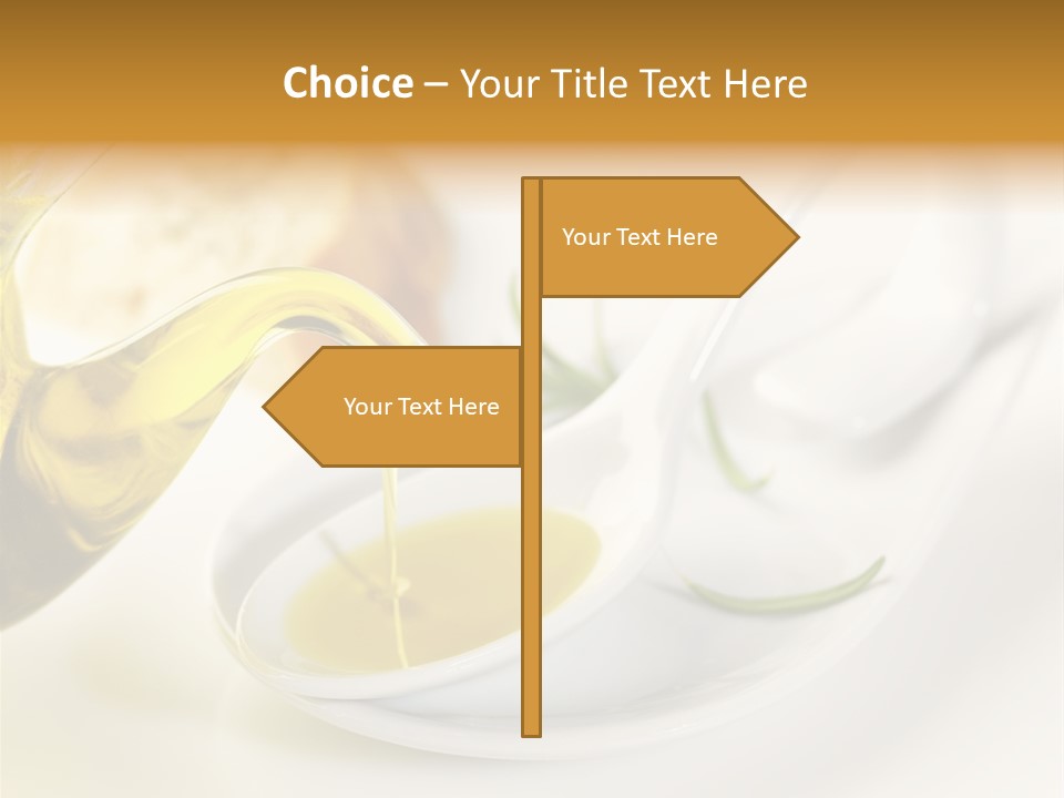 Utensil Bottle Italian PowerPoint Template