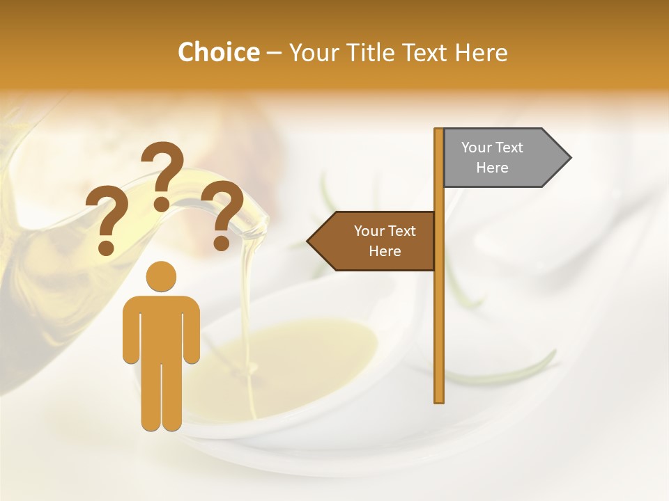 Utensil Bottle Italian PowerPoint Template