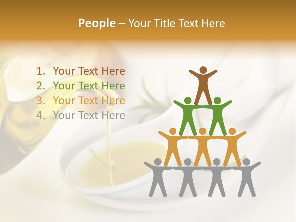 Utensil Bottle Italian PowerPoint Template