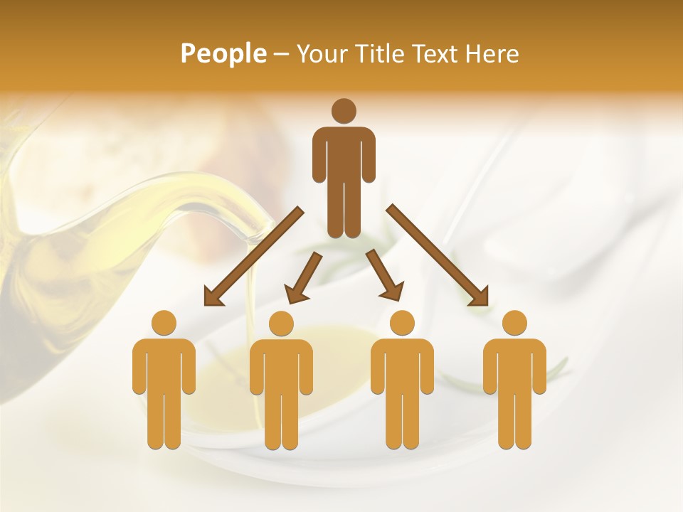 Utensil Bottle Italian PowerPoint Template