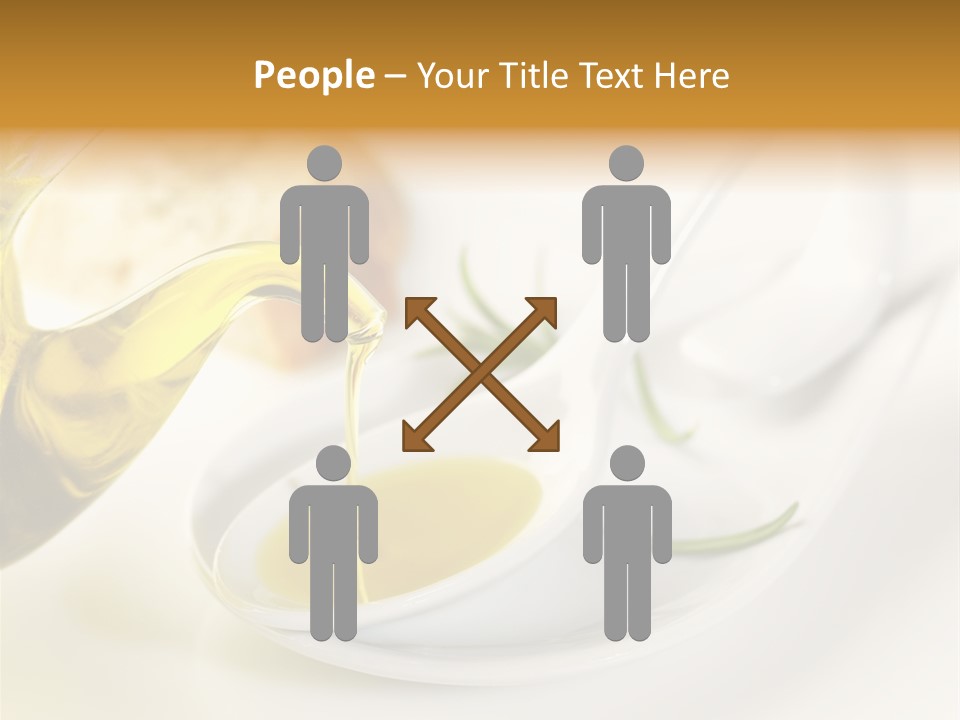 Utensil Bottle Italian PowerPoint Template