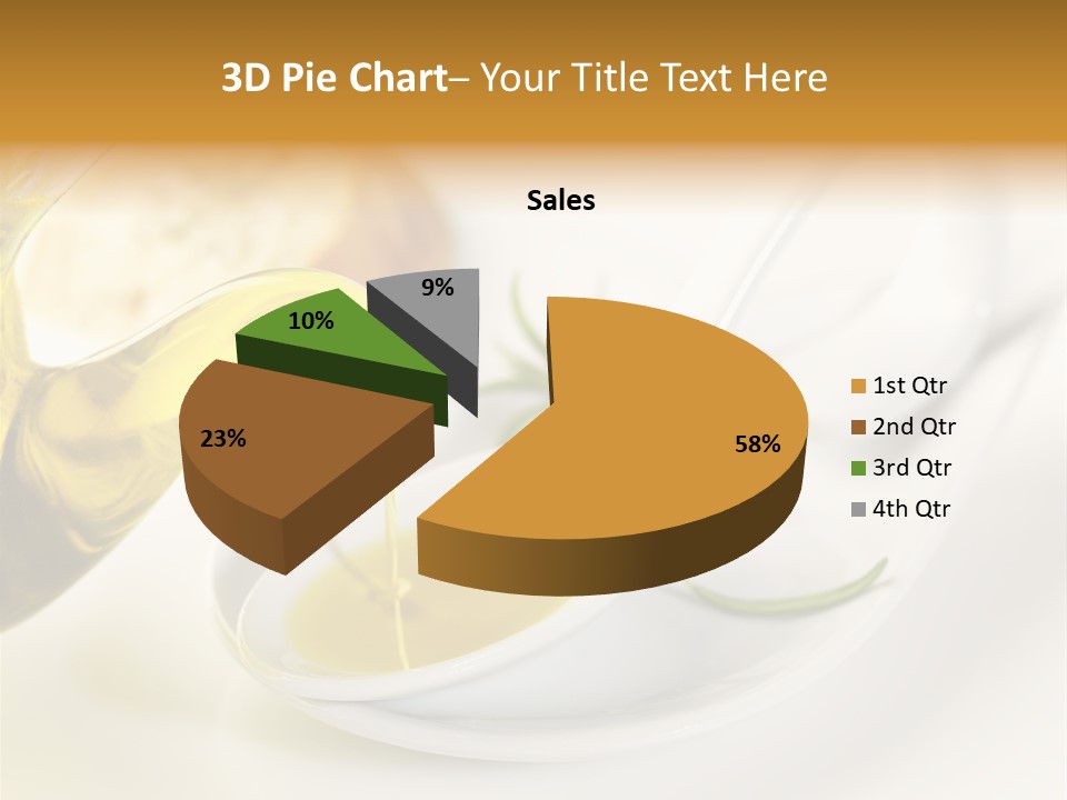 Utensil Bottle Italian PowerPoint Template