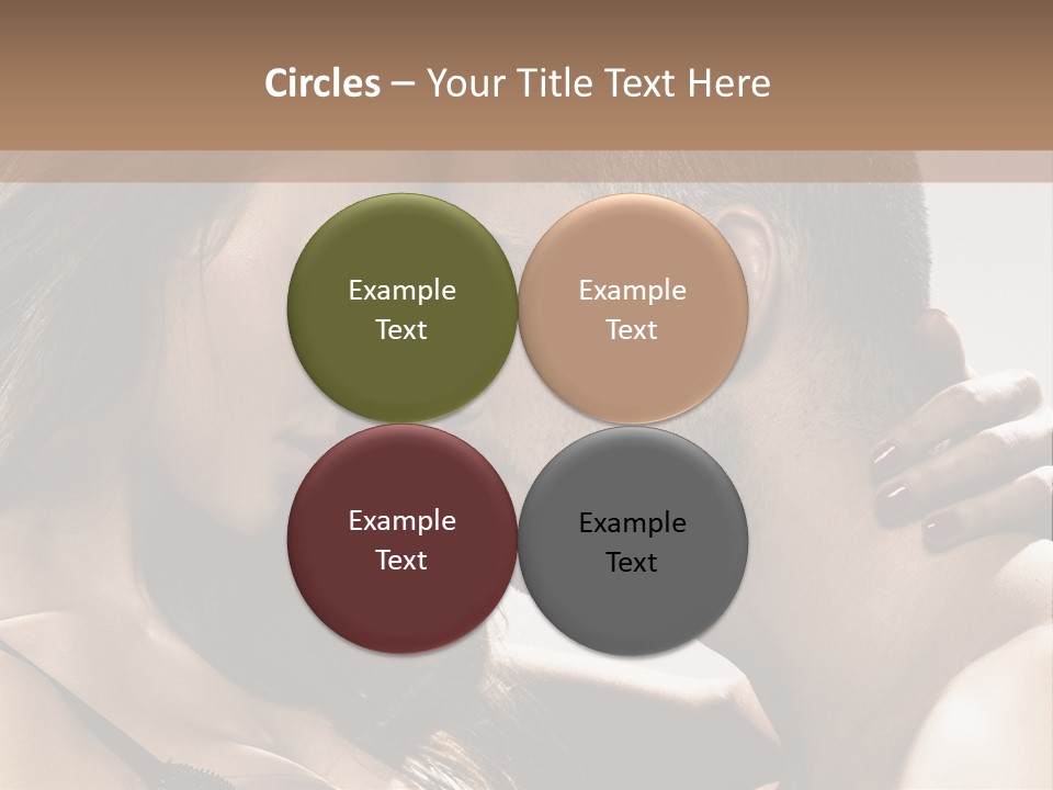 Hug Enamored Erotic PowerPoint Template