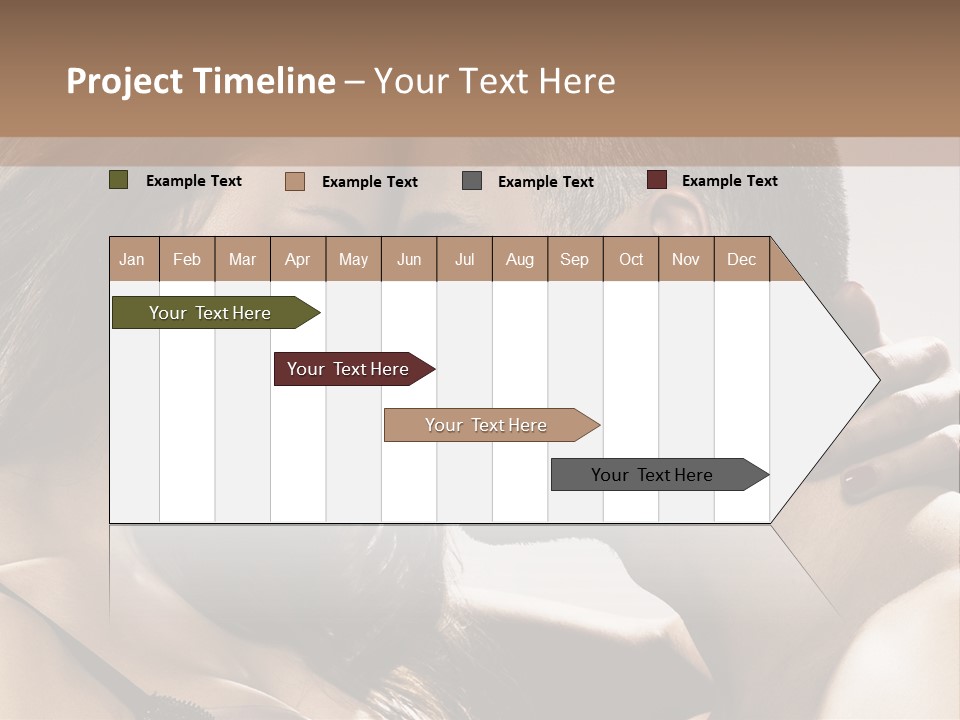 Hug Enamored Erotic PowerPoint Template