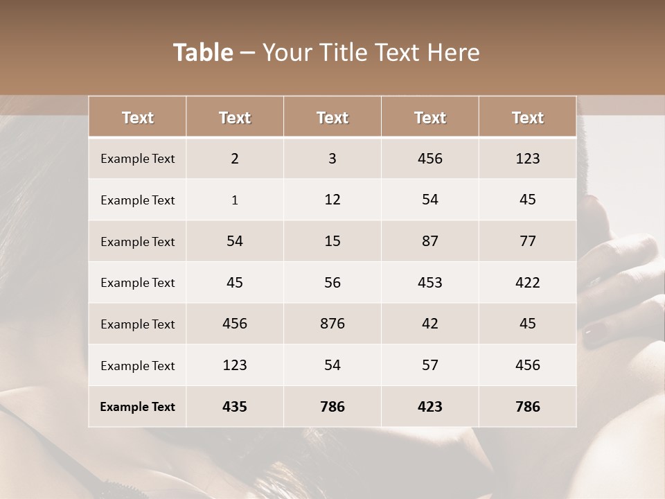 Hug Enamored Erotic PowerPoint Template