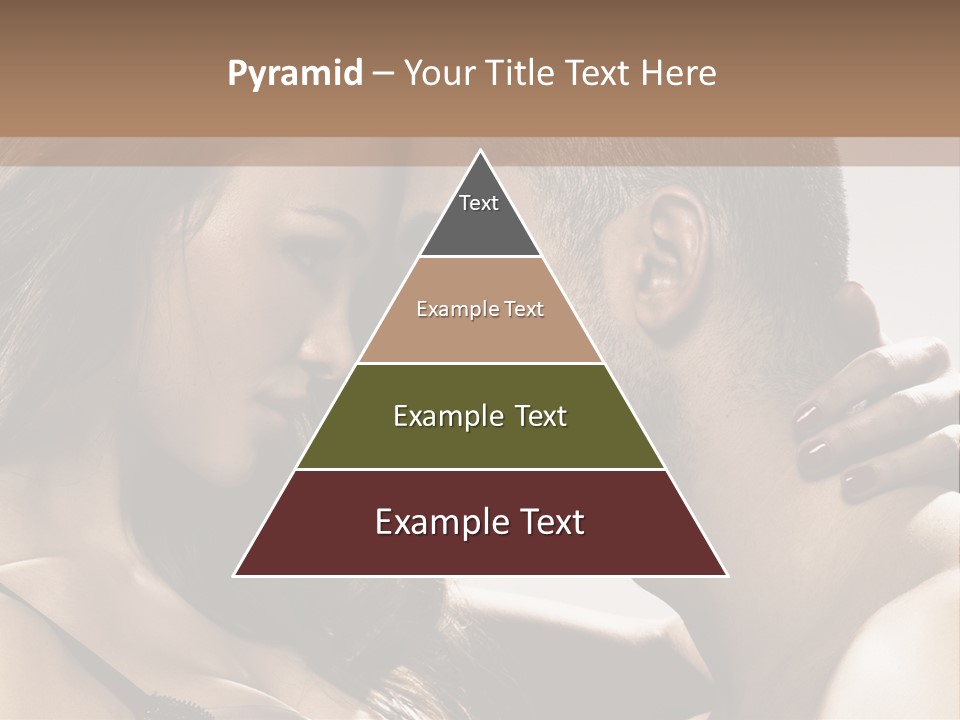 Hug Enamored Erotic PowerPoint Template