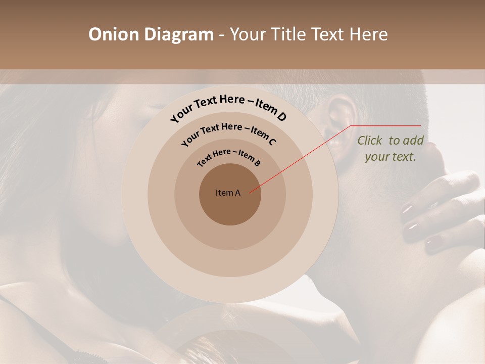 Hug Enamored Erotic PowerPoint Template