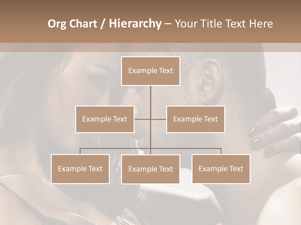 Hug Enamored Erotic PowerPoint Template