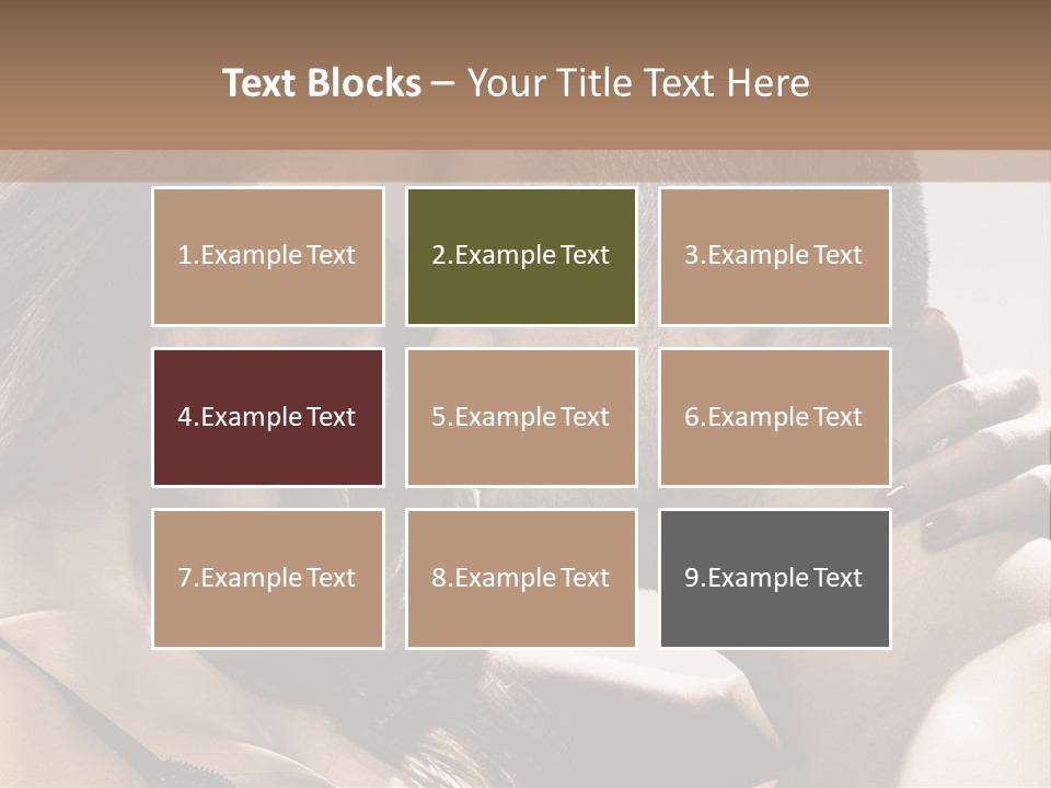 Hug Enamored Erotic PowerPoint Template