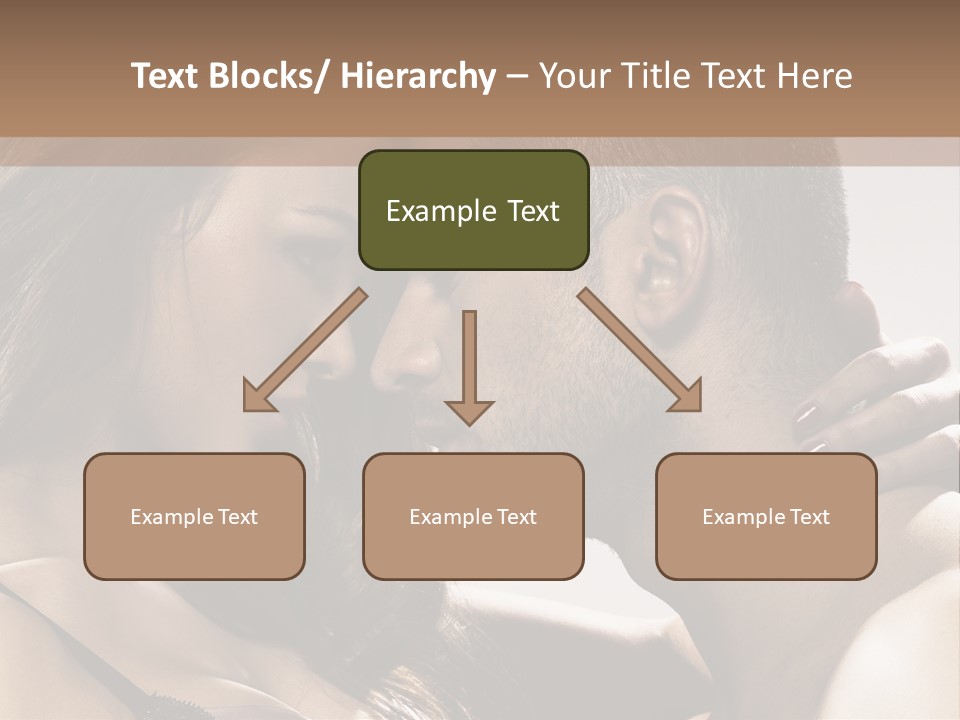 Hug Enamored Erotic PowerPoint Template