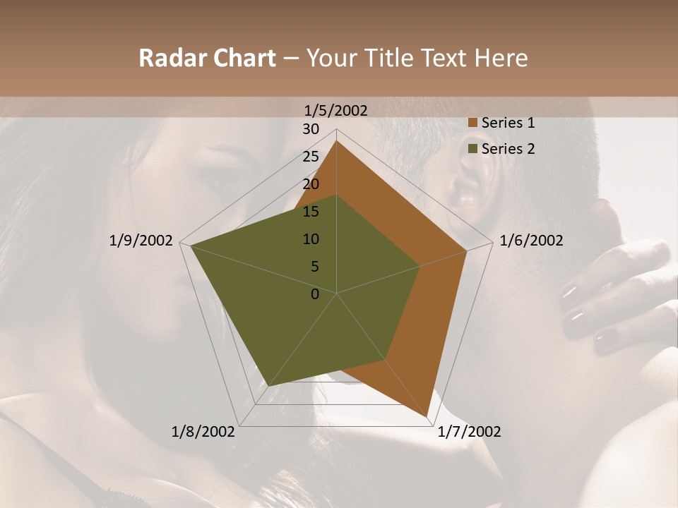 Hug Enamored Erotic PowerPoint Template