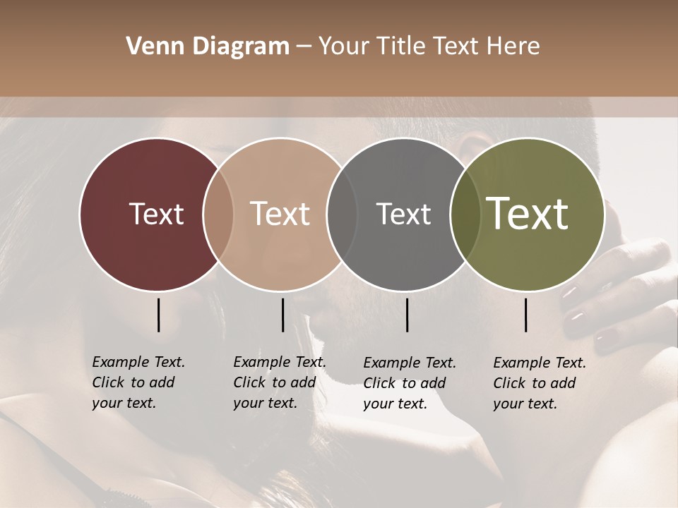 Hug Enamored Erotic PowerPoint Template