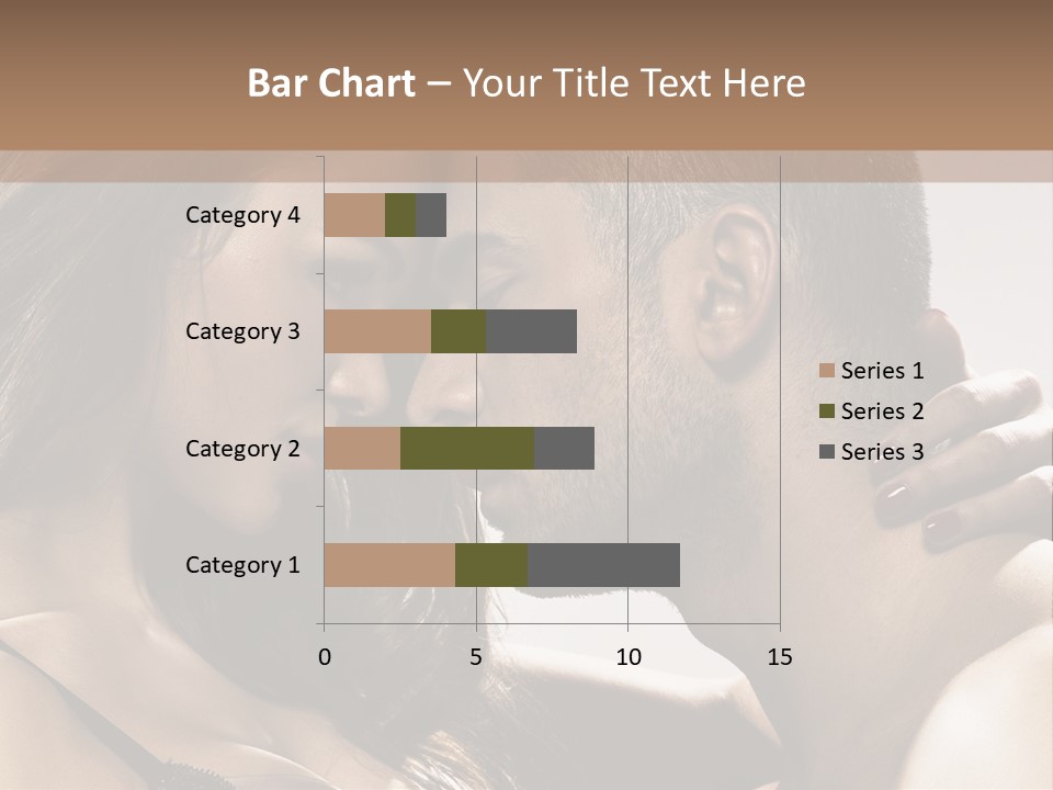 Hug Enamored Erotic PowerPoint Template