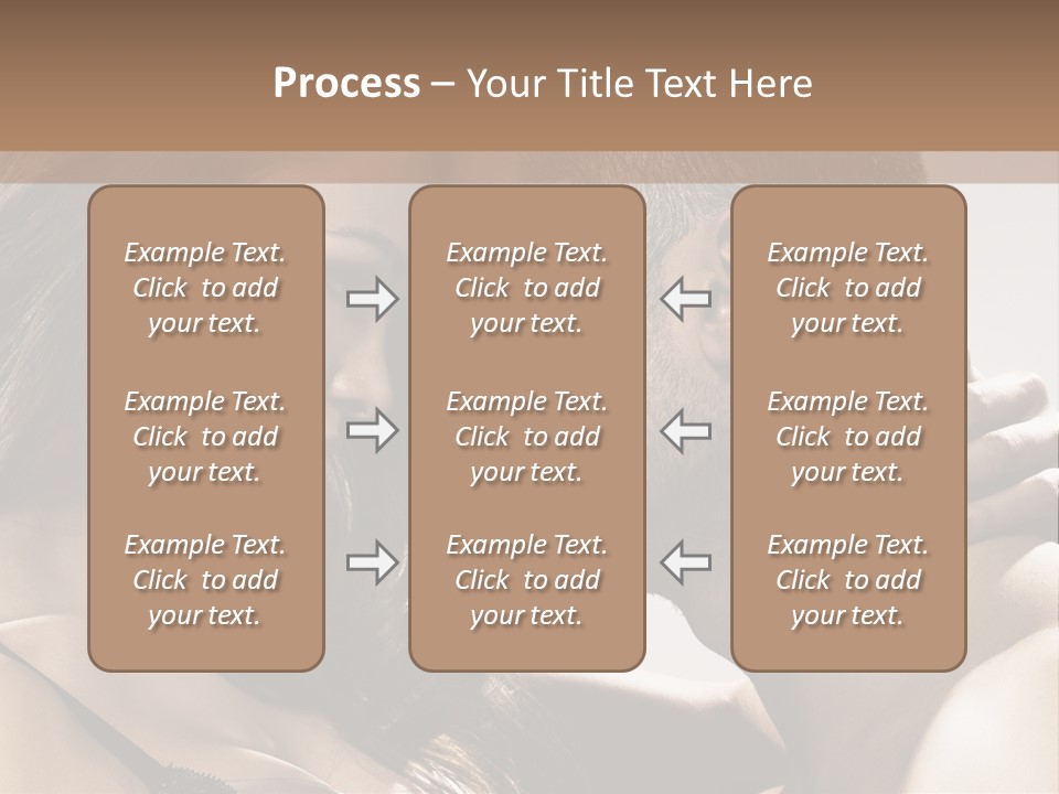 Hug Enamored Erotic PowerPoint Template
